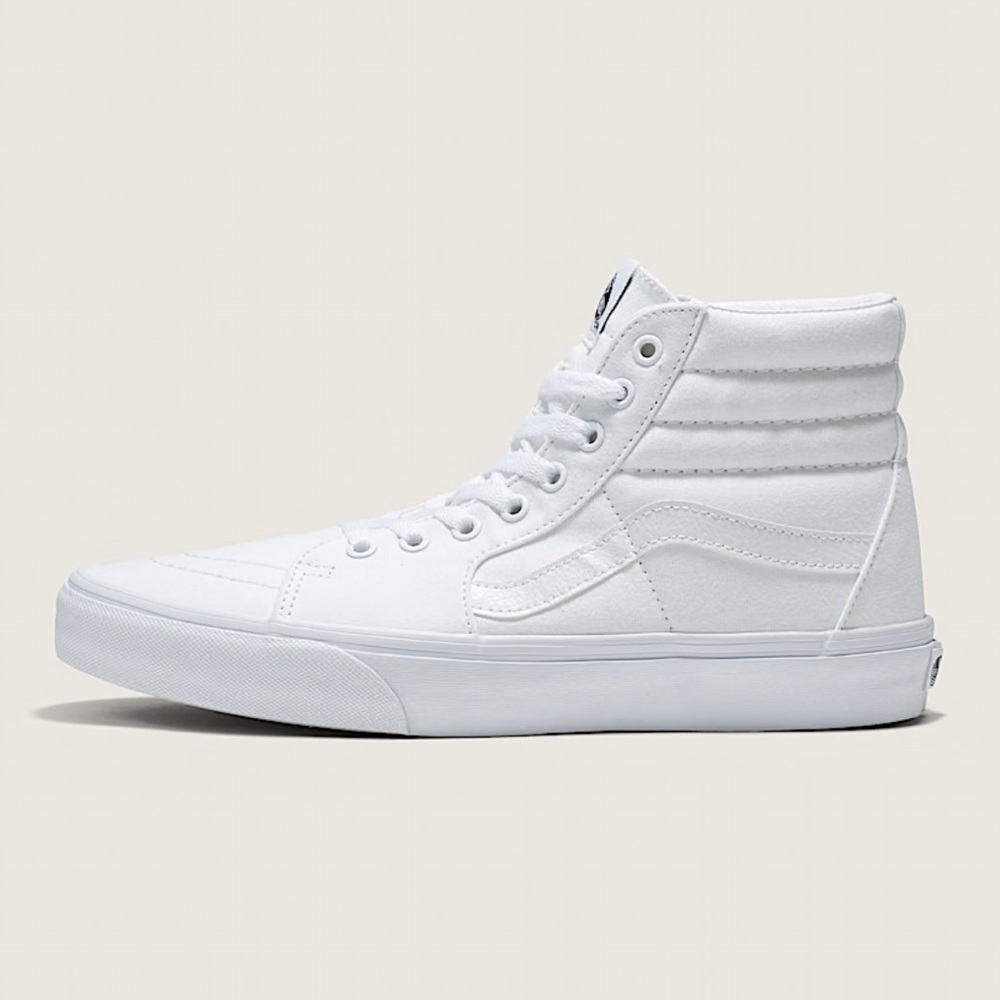 Vans Men’s Sk8-Hi Sneakers
True White
VN000D5IW00
Lifestyle, Original Icon, Canv - Picture 2 of 16